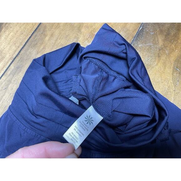 ATHLETA Women's Pant Size 4 City Be True Jogger Pockets Stretch Navy Blue - Picture 8 of 12